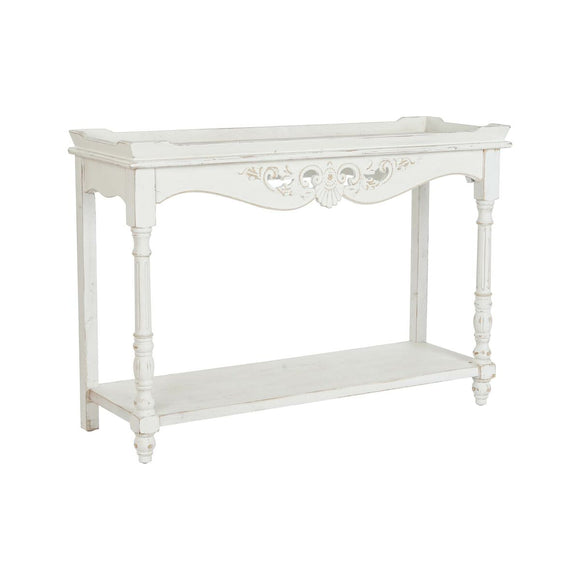 Console DKD Home Decor 120 x 40 x 84,5 cm Fir White MDF Wood-0