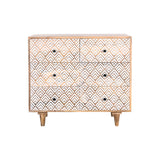 Chest of drawers DKD Home Decor 90 x 40 x 85 cm Natural Mango wood-4