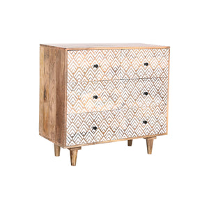 Chest of drawers DKD Home Decor 90 x 40 x 85 cm Natural Mango wood-0