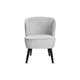 Armchair DKD Home Decor Black Grey Wood 59 x 66 x 76 cm-3
