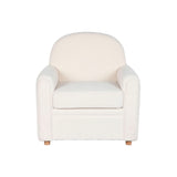 Armchair DKD Home Decor White Polyester Wood 79 x 72 x 86 cm-3