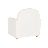 Armchair DKD Home Decor White Polyester Wood 79 x 72 x 86 cm-1