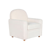Armchair DKD Home Decor White Polyester Wood 79 x 72 x 86 cm-0