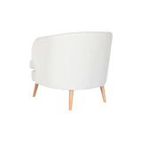 Armchair DKD Home Decor White Natural Wood 91 x 80 x 78 cm-3