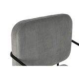 Armchair DKD Home Decor Grey Metal 62 x 76 x 76 cm 55 x 71 x 72 cm-5