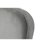 Armchair DKD Home Decor Grey Metal 62 x 76 x 76 cm 55 x 71 x 72 cm-4