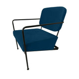 Armchair DKD Home Decor Blue Metal 62 x 76 x 76 cm 55,5 x 72 x 71 cm-0