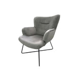 Armchair DKD Home Decor Grey Metal 67 x 81 x 87 cm-1