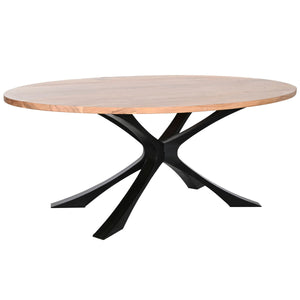 Dining Table DKD Home Decor Metal Acacia 200 x 110 x 76 cm-0