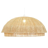 Ceiling Light DKD Home Decor Light brown Jute Iron 50 W 80 x 80 x 33 cm-1