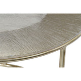 Set of 2 tables DKD Home Decor Golden Metal Aluminium 76 x 76 x 44 cm-1