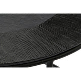 Set of 2 tables DKD Home Decor Black Metal Aluminium 76 x 76 x 44 cm-1