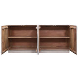 Sideboard DKD Home Decor White Cream Mango wood 180 x 40 x 80 cm-2