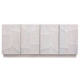 Sideboard DKD Home Decor White Cream Mango wood 180 x 40 x 80 cm-1