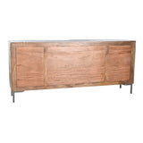 Sideboard DKD Home Decor Dark brown Dark grey Metal Mango wood 180 x 40 x 80 cm-6