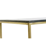 Centre Table DKD Home Decor Black Golden Marble Iron 100 x 61 x 43 cm-2