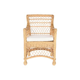 Armchair DKD Home Decor White Natural 56 x 63 x 86 cm-2