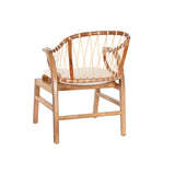 Chair DKD Home Decor White Natural 57 x 68 x 79 cm 57 x 65 x 79 cm-5