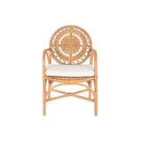 Chair DKD Home Decor White Natural 55 x 65 x 90 cm-3