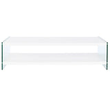 Centre Table DKD Home Decor Crystal MDF Wood 130 x 65 x 35,5 cm-1