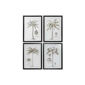 Painting DKD Home Decor Palms Colonial 50 x 2,5 x 70 cm (4 Units)-0