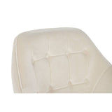 Armchair DKD Home Decor Cream Golden Metal 74 x 74 x 90 cm-6