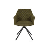 Chair DKD Home Decor Black Green 55 x 58 x 83 cm-5