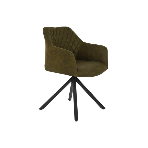 Chair DKD Home Decor Black Green 55 x 58 x 83 cm-0