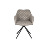 Chair DKD Home Decor Black Grey 55 x 58 x 83 cm-4