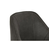 Chair DKD Home Decor Black Dark brown Dark grey 64 x 67 x 85 cm-6