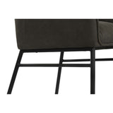 Chair DKD Home Decor Black Dark brown Dark grey 60 x 60 x 84 cm-4