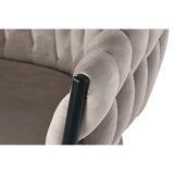 Stool DKD Home Decor Black Beige Metal 61 x 52 x 101 cm-5