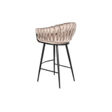 Stool DKD Home Decor Black Beige Metal 61 x 52 x 101 cm-3