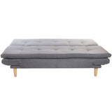 Sofabed DKD Home Decor Grey Wood Scandi 180 x 85 x 83 cm-5