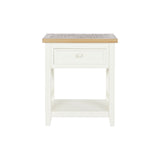 Nightstand DKD Home Decor Beige Natural Paolownia wood 49,5 x 35 x 61 cm-2