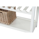 Console DKD Home Decor Beige wicker Paolownia wood 88 x 38 x 80 cm-6