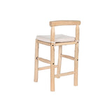 Stool DKD Home Decor Natural Teak 50 x 50 x 102 cm-1