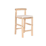 Stool DKD Home Decor Natural Teak 50 x 50 x 102 cm-0