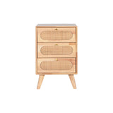 Chest of drawers DKD Home Decor Natural Metal Rubber wood 40 x 30 x 63 cm-2