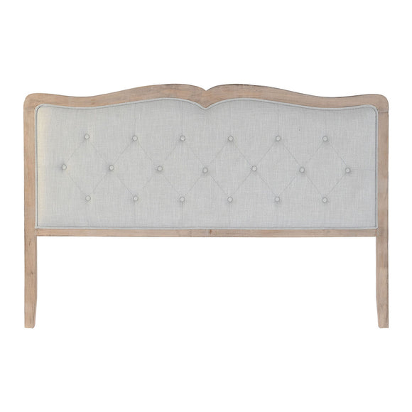 Headboard DKD Home Decor Grey Rubber wood 160 x 10 x 120 cm-0