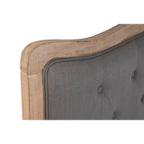 Headboard DKD Home Decor Dark grey Rubber wood 160 x 10 x 120 cm-3