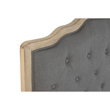 Headboard DKD Home Decor Dark grey Rubber wood 160 x 10 x 120 cm-2