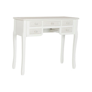 Desk DKD Home Decor White Wood MDF Wood 90 x 40 x 78 cm-0