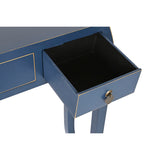 Console DKD Home Decor Blue Golden Fir MDF Wood 96 x 26 x 80 cm-4