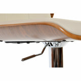 Stool DKD Home Decor Brown Cream Silver 50 x 52 x 121 cm-2