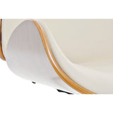 Chair DKD Home Decor Brown Cream Silver 52 x 58,5 x 98 cm-1