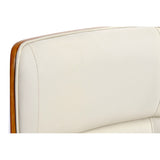 Office Chair DKD Home Decor Brown Cream Silver 60 x 65,5 x 118 cm-1