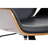 Office Chair DKD Home Decor Brown Black-2