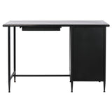 Desk DKD Home Decor Black Metal Crystal 120 x 50 x 80 cm-1
