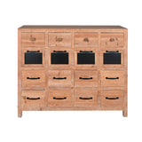 Chest of drawers Home ESPRIT Black Natural Metal Fir Cottage 110 x 40 x 92,5 cm-3